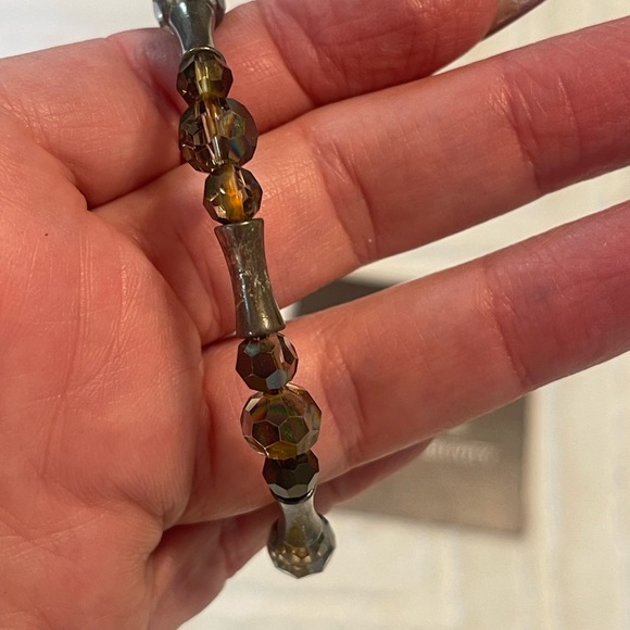 Alex and Ani Silver and Black Sparkle Bracelet - Picture 3 of 3